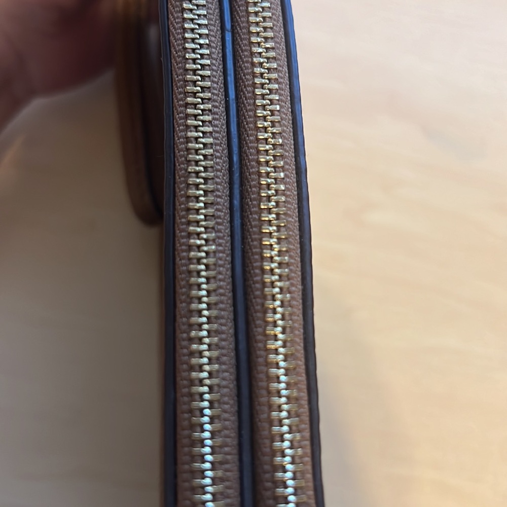 Coach Pebble Leather Wallet Wristlet - Picture 3 of 5